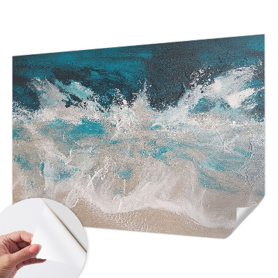 Papel de parede autocolante para quarto Ondas do oceano