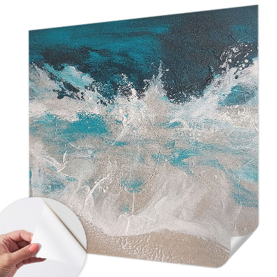 Papel de parede autocolante para quarto Ondas do oceano