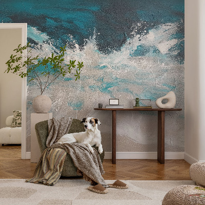 Papel de parede autocolante para quarto Ondas do oceano