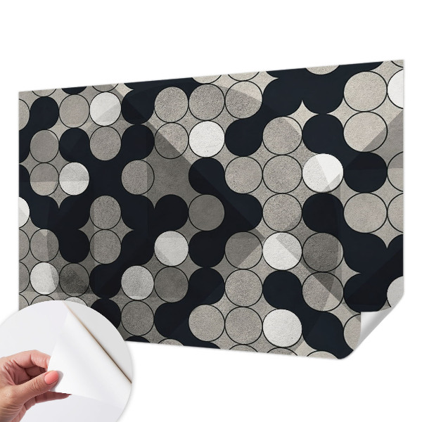 Papel de parede autocolante Círculos geométricos