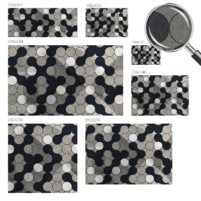 Papel de parede autocolante Círculos geométricos