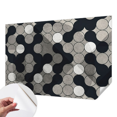 Papel de parede autocolante Círculos geométricos