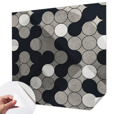 Papel de parede autocolante Círculos geométricos