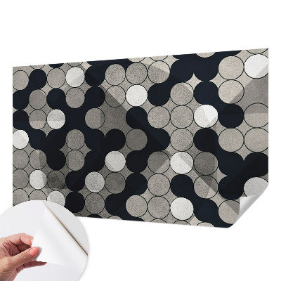 Papel de parede autocolante Círculos geométricos