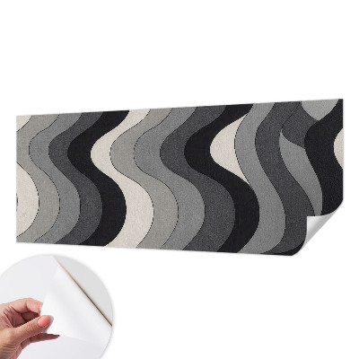 Papel de parede 3D Ondas cinzentas