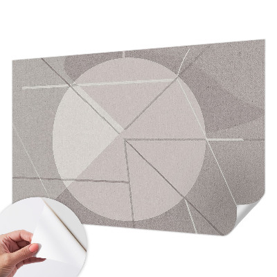 Papel de parede para criança com estampa de geometria abstrata