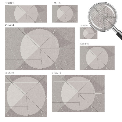 Papel de parede para criança com estampa de geometria abstrata