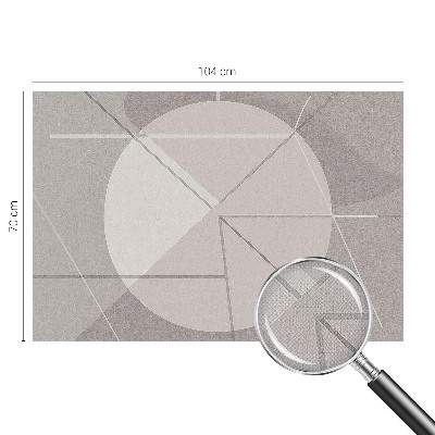 Papel de parede para criança com estampa de geometria abstrata