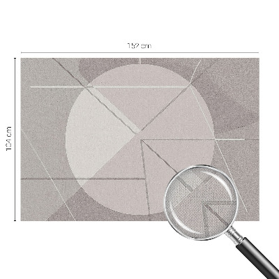 Papel de parede para criança com estampa de geometria abstrata