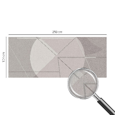 Papel de parede para criança com estampa de geometria abstrata