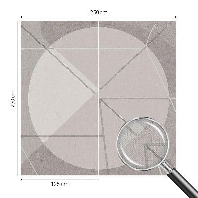 Papel de parede para criança com estampa de geometria abstrata