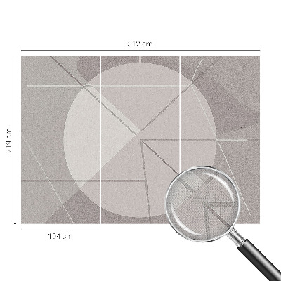 Papel de parede para criança Geometria abstrata