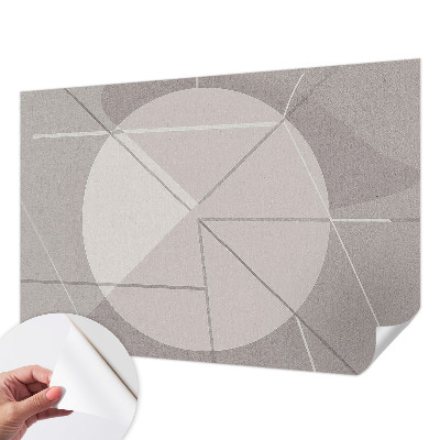 Papel de parede para criança com estampa de geometria abstrata