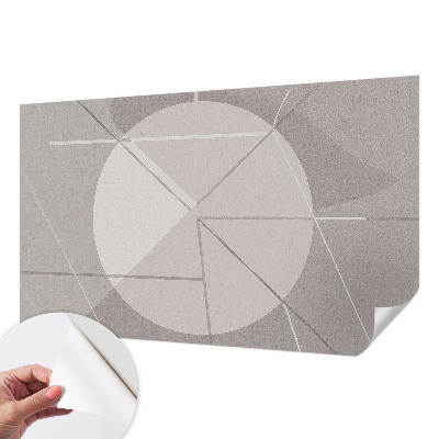 Papel de parede para criança com estampa de geometria abstrata