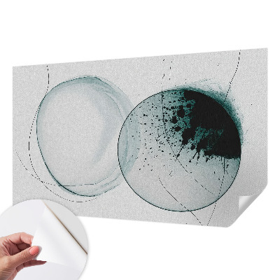 Autocolante de parede fotográfico Círculos verdes
