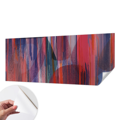 Papel de parede autocolante para quarto Listras do arco-íris