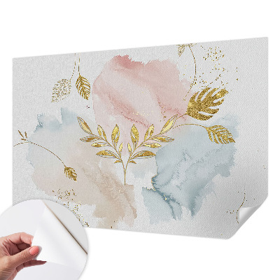 Papel de parede autocolante com estampa Encanto Botânico para decoração de interiores