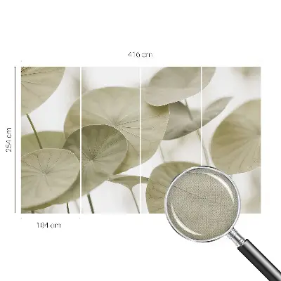 Autocolante de parede fotográfico com design Elegância natural