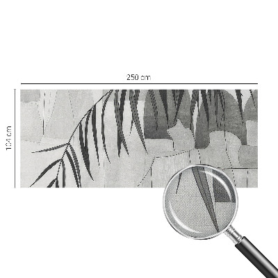 Papel de parede autocolante para sala com estampa de palmeira abstrata