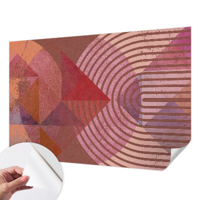 Papel de parede autocolante para sala Formas abstratas
