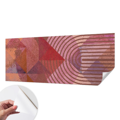 Papel de parede autocolante para sala Formas abstratas