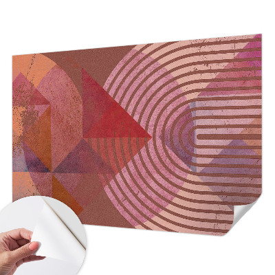Papel de parede autocolante para sala Formas abstratas