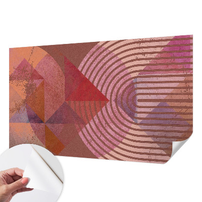 Papel de parede autocolante para sala Formas abstratas