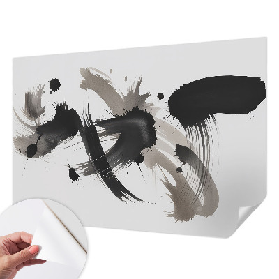 Papel de parede autocolante para quarto Expressão abstrata