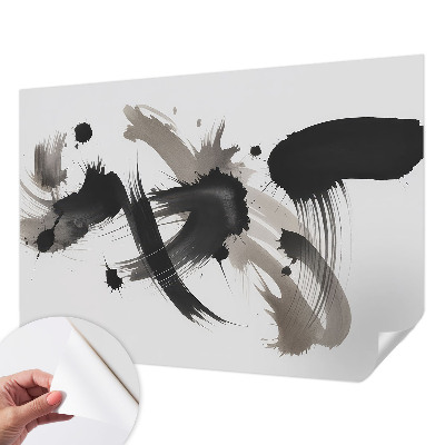 Papel de parede autocolante para quarto Expressão abstrata