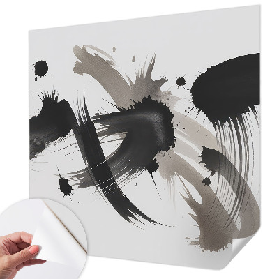 Papel de parede autocolante para quarto Expressão abstrata