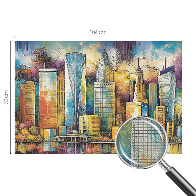 Papel de parede 3D Panorama da cidade