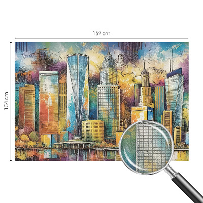 Papel de parede 3D Panorama da cidade