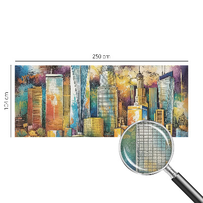 Papel de parede 3D Panorama da cidade