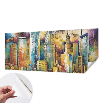 Papel de parede 3D Panorama da cidade