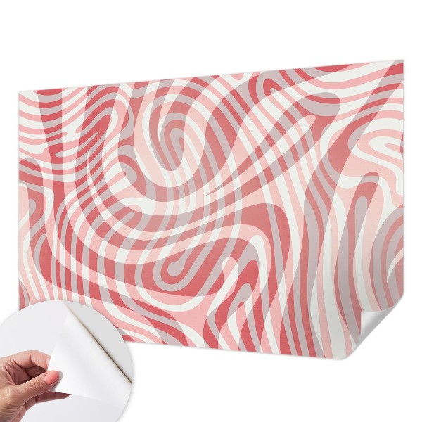Papel de parede autocolante Linhas onduladas