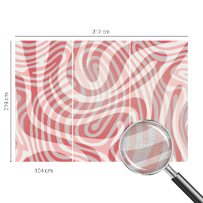 Papel de parede autocolante Linhas onduladas