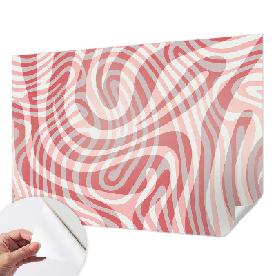 Papel de parede autocolante Linhas onduladas