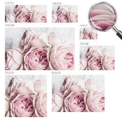 Papel de parede infantil Rosas cor-de-rosa