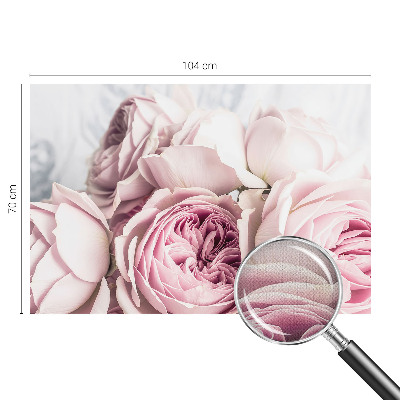Papel de parede infantil Rosas cor-de-rosa