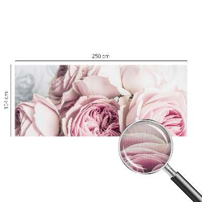 Papel de parede infantil Rosas cor-de-rosa