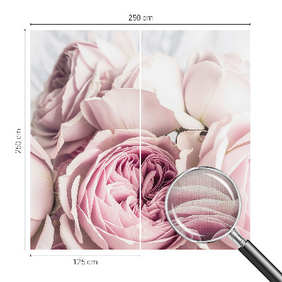 Papel de parede infantil Rosas cor-de-rosa