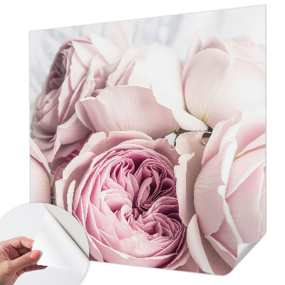 Papel de parede infantil Rosas cor-de-rosa