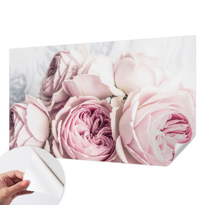 Papel de parede infantil Rosas cor-de-rosa