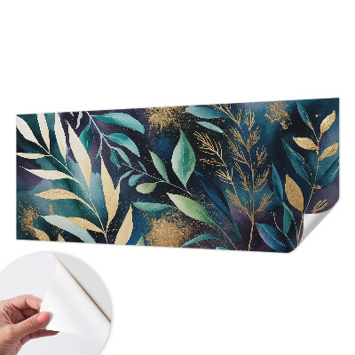 Papel de parede autocolante para sala Folhas botânicas