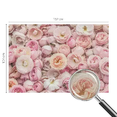 Papel de parede autocolante com estampa de lindas flores