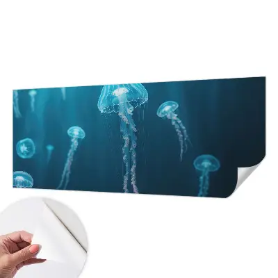 Papel de parede autocolante para quarto com padrão de inspiração marítima
