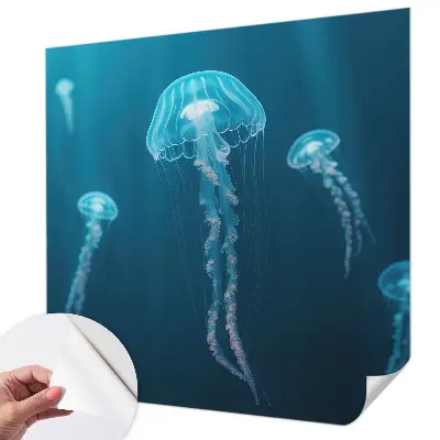 Papel de parede autocolante para quarto com padrão de inspiração marítima