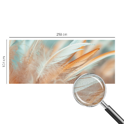 Autocolante de parede fotográfico Penas delicadas