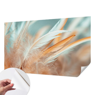 Autocolante de parede fotográfico Penas delicadas