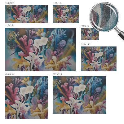 Papel de parede 3D explosão floral